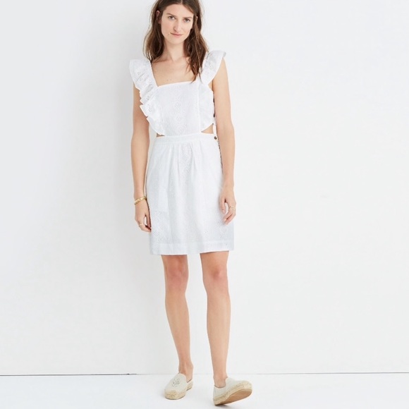 madewell white eyelet dress